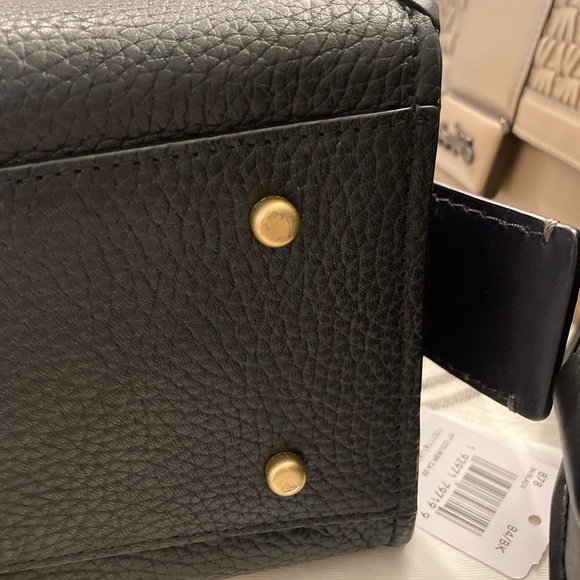 SOLD Coach Black/Ink Exotic Whipstitch Rogue 25 Style No. 69619 - Picture 10 of 15